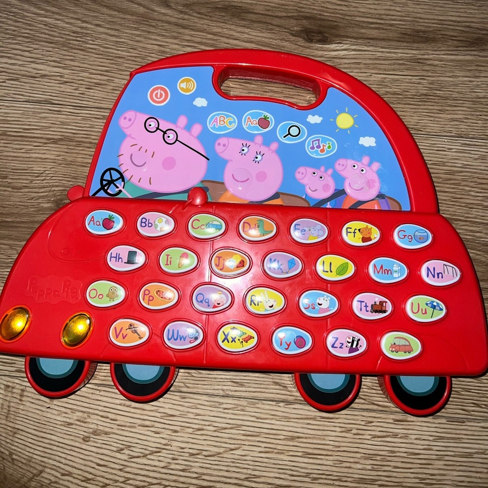 Vtech Peppa Pig Learn & Go Alphabet Car Toy Works Tested